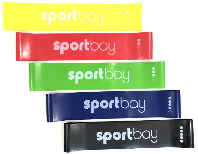 Elastinių juostų rinkinys Sportbay® 5 bands
