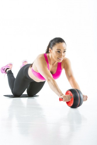Gimnastikos ratukas GYMSTICK Jumbo Ab Roller