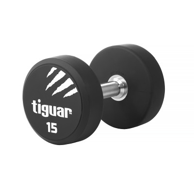 Profesionalus PU hantelis TIGUAR 15kg