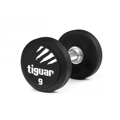 Profesionalus PU hantelis TIGUAR 9kg