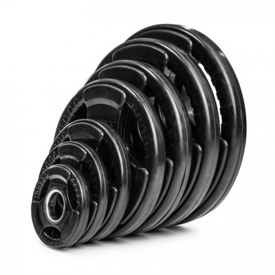 Olimpiniai svarmenys GYMSTICK Rubber 1,25-25kg