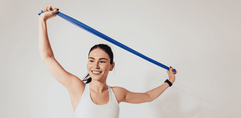 Neplyštanti elastinė juosta MOVES band 22,5 m